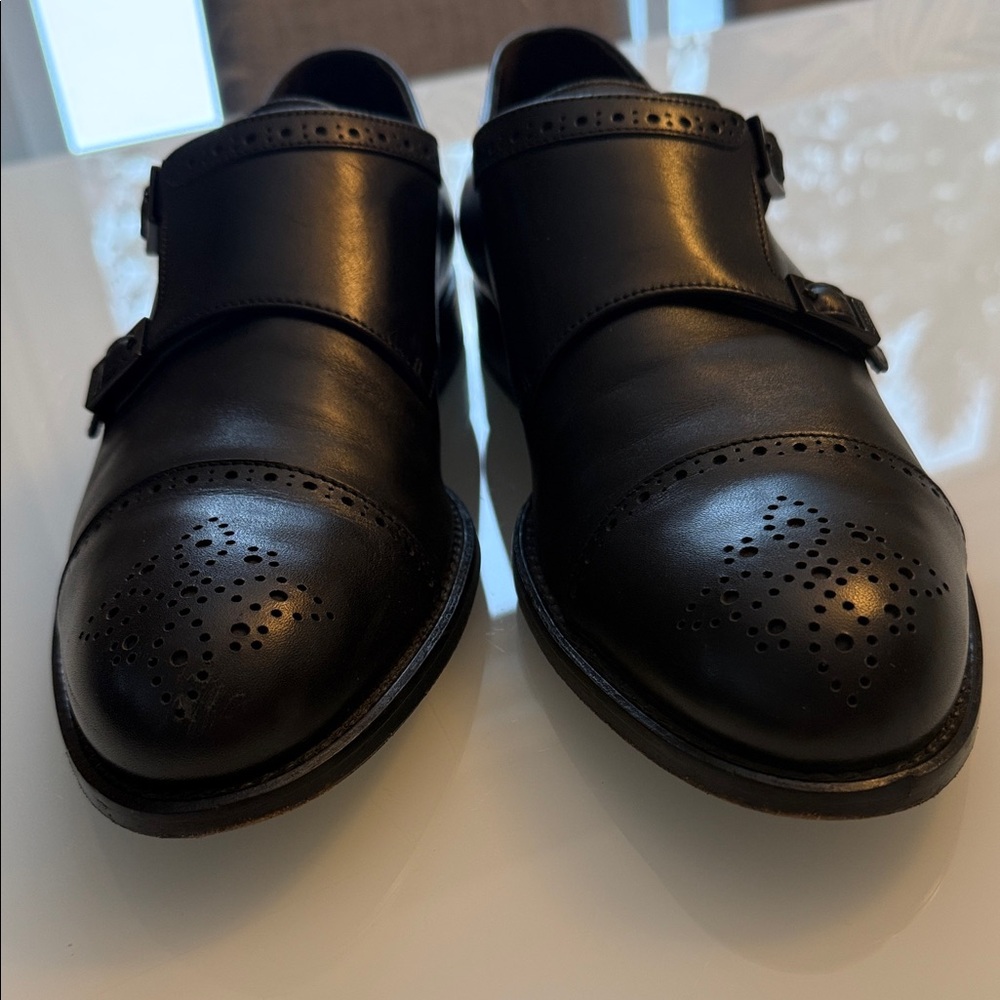 Hugo Boss Black Double Monk Strap Oxfords - Picture 7 of 7
